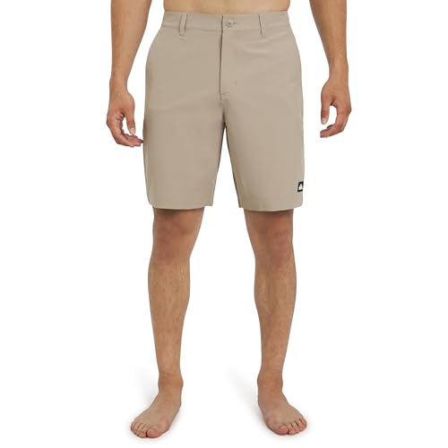 Quiksilver Men's Regular Fit Fixed Waist Water Friendly Active Hybrid Shorts3