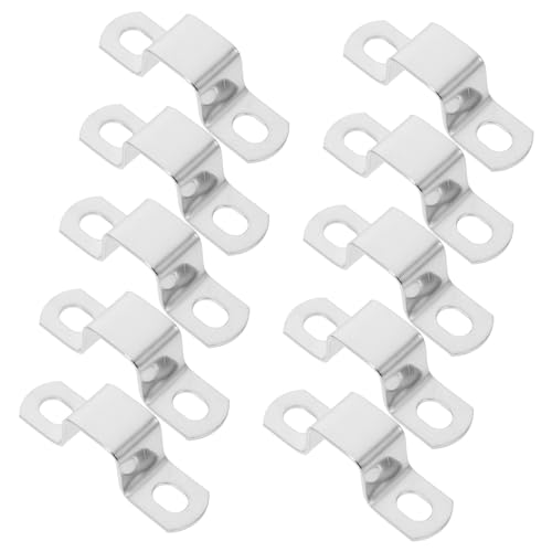 HAWILLOSCH 304 Steel Square Clamp h Hoop Tube Fastener u Bracket for Square Tubing