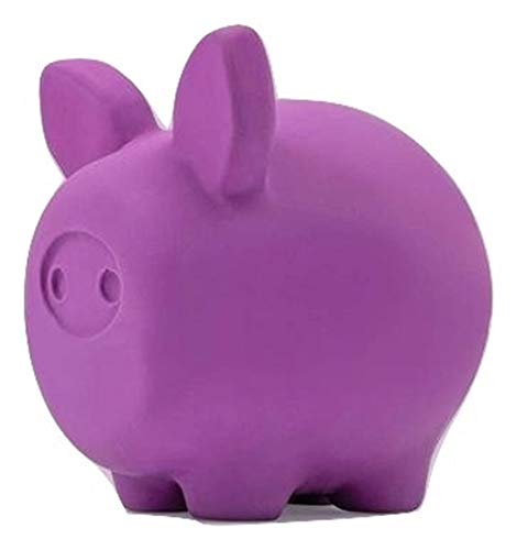 UNITED PETS Pigs Piggy Gioco per Cani a Forma di Maiale, di Design, Gioco in Lattice per Cani, Viola, taglia unica