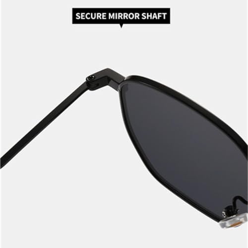 Fashion Women Sunglasses Retro Clear Lens Metal Frame Men Punk Shades Uv4003