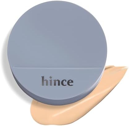 hince Second Skin Mesh Matte Cushion - 12g, Natural Coverage, Semi Matte Finish, Flawless Coverage, 24hr Long Lasting, Korean Cushion Foundation, Blue Cushion (PORCELAIN, 17)