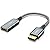 IIABC 4K DisplayPort to HDMI Adapter Cable, Gold-Plated Uni-Directional Display Port DP to HDMI Screen Converter (Male to Female) Compatible for Lenovo, HP, Dell, GPU, AMD, NVIDIA, More Passive