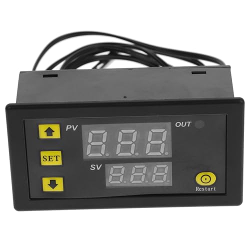 Cabilock Digital Timer Relay Board DC 12V Temperature Control Adjustable Temperature Switch Module for Car and Home for Timed Relays