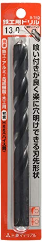 三菱K 鉄工ドリルシンニング付13.0mm BTSDD1300