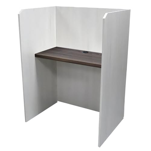 Amazon | [URBAN] 個別ブース型デスク 幅90cm パーテーション付 両側