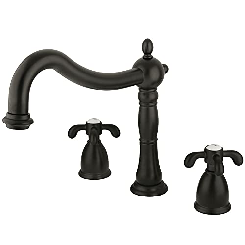 Kingston Brass KS1345TX French Country Roman Tub Faucet, 8-1/2-Inch, Oil Rubbed Bronze Kingston Brass KS1345TX French Country Roman Tub Faucet, 8-1/2-Inch, Oil Rubbed Bronze