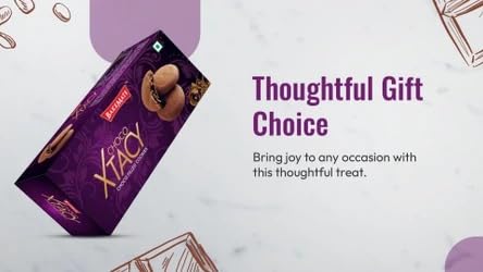 Image of BakeMate Choco Xtacy Choco-Filled Cookies - 300g | Pack of 5 (60g Each) | Original Cookies with Rich Chocolate Cream