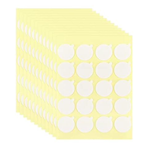 240 PCS Double-Sided Candle Wick Stickers, Heat-Resistant Candle Stickers with The Little ‘‘Tail’’, Adhere Steady in Hot Wax Stickers for Candle Making Cover