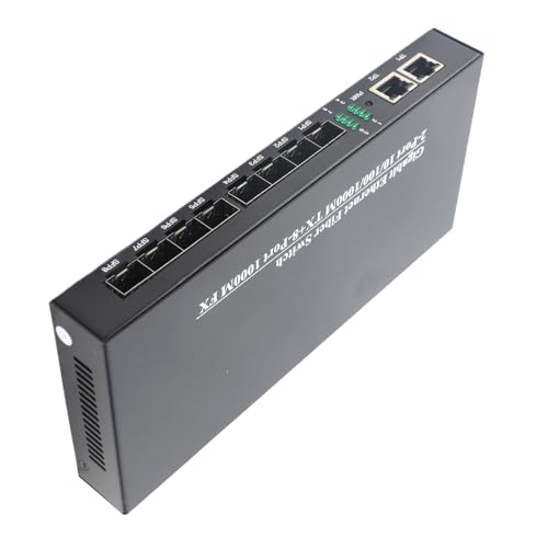 Conmutador de Fibra Gigabit Ethernet para aplicaciones de redes y alcance de 550m a 10km
