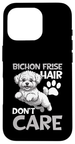 ビションフリーゼ犬 スマホケース iPhone 16 Pro 用