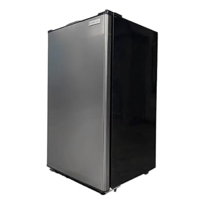 Everchill 2022302371 RV Refrigerator - 12V, 3.3 cu. ft., Right Hinge, Stainless Steel