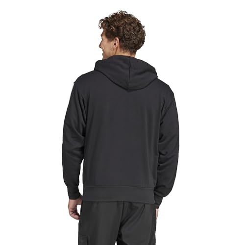 adidas Men's Essentials 3-Stripes French Terry Hoodie4