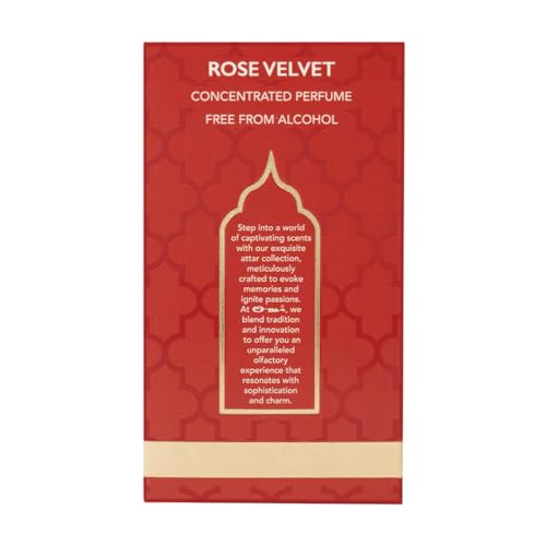 Image of Ossa Rose Velvet Concentrated Perfume 6ml | Alcohol Free Roll On Attar For Men And Women | Premium Long Lasting Unisex Fragrance With Floral, Fruity And Woody Notes For A Distinctive Scent Experience