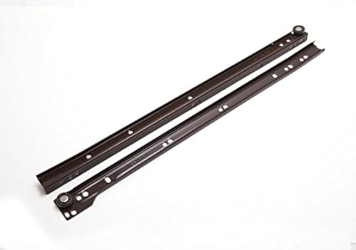 Tiroir de placard One Stop DIY rails marron à fermeture douce