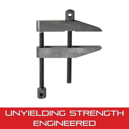 Image of Starrett Toolmakers Parallel Clamp - Ideal for Holding Work in Tapping and Drilling - 3-1 /2 inch Capacity, 2-1 /4 inch Throat Depth, Hardened Steel, Nice Finish - 161E