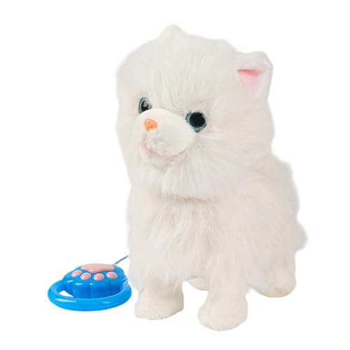 Zlqemik Peluche Eléctrico Perro,Mueve la Cola y Canta Animal de Compañía - Juguete Canino Electrónico | Regalo para Niños Y Niñas Cumpleaños Fiestas Navidad Y Año Nuevo