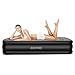 Zoetime Upgraded King Size Double Air Mattress Blow up Elevated Raised Airbed Inflatable Beds with Built-in Electric Pump, Storage Bag and Repair Patches Included, 213 x 182 x 50 cm, Grey