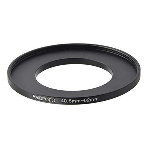 Image of 40.5mm to 62mm Camera Filter Ring /40.5mm to 62mm Step-Up Ring Filter Adapter for 62mm UV, ND, CPL Filter,Metal Step-Up Ring