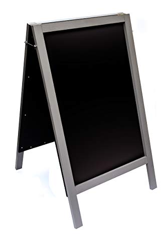 Medium Oak A Frame Chalkboard/Blackboard. Fitted With Tough Melamine - View #2