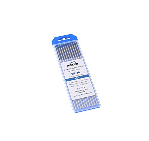 WL20 blau 2% Lanthanoxid WIG Wolframelektrode Elektrode Ø3.2 x 175MM 10 Stückund sind absolut strahlungsfrei