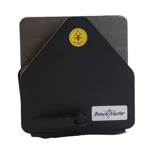 BenchMaster Quick Release Single Pistol Rack, Quick Access with Magnet and Velcro Mount, Gun Safe Accessory Mount, Conceal Carry Holder for Trucks and Cars, Pistol Handgun Caddy