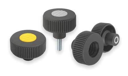 Knurled Wheel, M8, Ext, 1.18, 2.4, 1.57