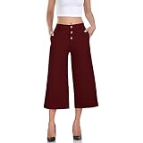 Anxiety Inside Out 2 Cosplay: The Ultimate DIY Costume Guide 3 Burgundy Wide Leg Cropped Trousers