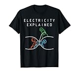 Electrical Diagram Electricity Explained Ohms Watts T-Shirt