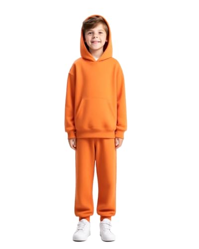 Orange Sweatshirt Suit Cosplay for 5-16 Years Kids Accessories,Mustache Eyebrows Fake | Halloween Costume Set