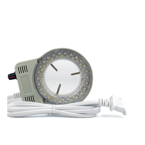 Microscope Microscope Ring Light Adjustable Ring Light Iluminator Lamp for Industry Stereo Microscope Camera Magnifier Light Source(White)