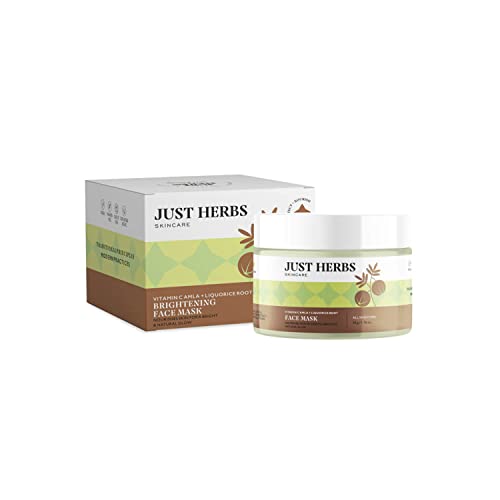 Image of Just Herbs 8 In 1 Root Nourishing Amla Neem Hair Fall Control Shampoo 200 Ml & Just Herbs Ayurvedic Vitamin C Face Pack & Mask- 50 gm