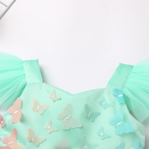 Disfraz de mariposa para cumpleaños infantil de niña con tutú multicolor 4