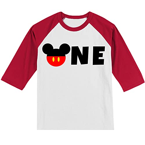 Urban Smart Personalized Mickey's 1st Birthday Shirt. Birthday Gift. First Birthday Shirt.2