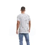KLIEGOU Men's Crew Neck Hipster T Shirt - Casual Stylish Fitted Print Tees for Men - Image 2