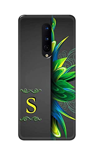 Image of Name II Initial II Letter Alphabet S Hard Back Case Cover for OnePlus 8 (6.55 inch) Back Cover -(J5) VNS2222