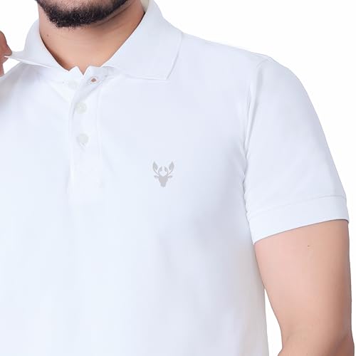Image of Men's Premium Polo T-Shirt | Classic Collar | Smooth Finish | Half Sleeve Casual Wear (XS to 3XL)
