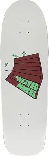 Boardparadise The Heated Wheel SLAM TIME Skateboard Deck-9.6x31.5 White