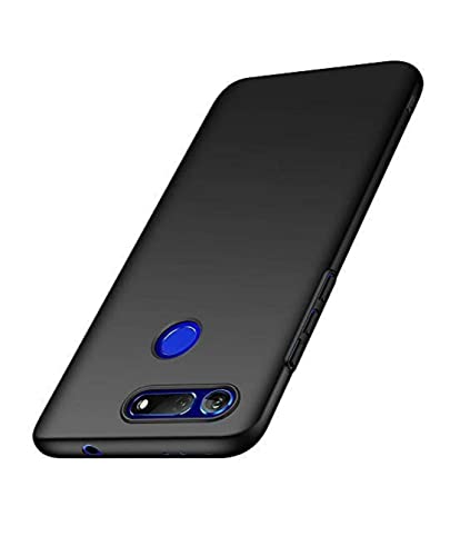 Image of Mobile Back Cover Case for Honor View 20 (Silicone Case|CameraProtection|Black SC1510)