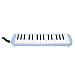 Mingzhe Melodica 32 Key ABS Wind Black White Keyboard Instrument Beginner Music Training Kit for Children