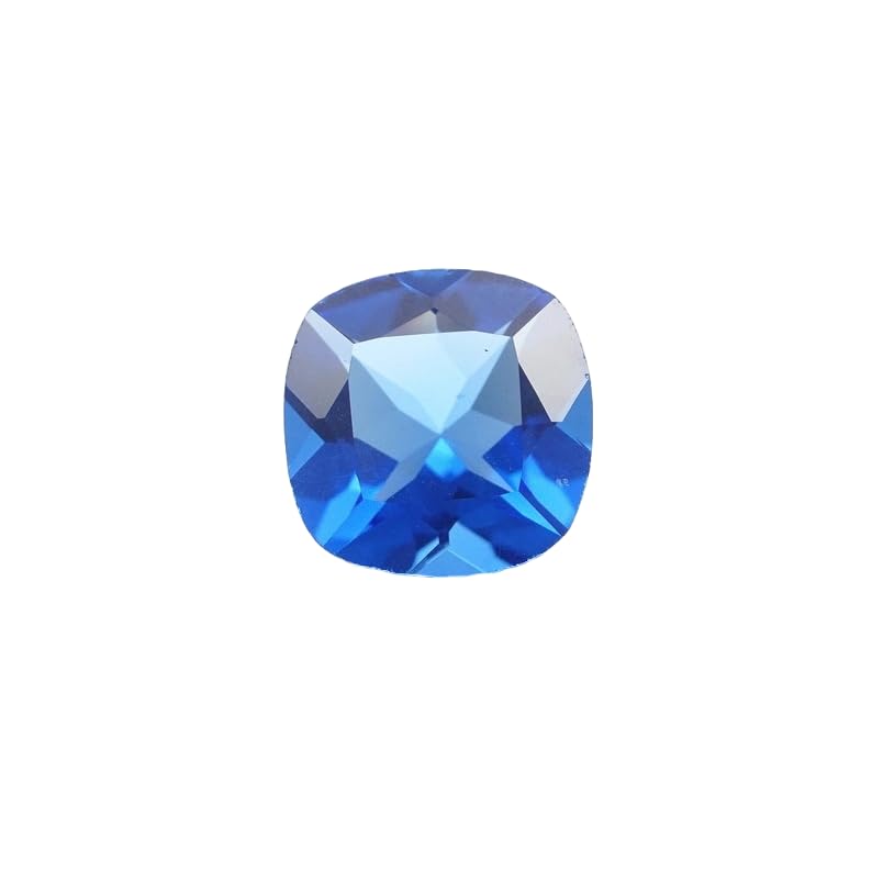 Saphir bleu coussin 7mm, pierre naturelle pour créer votre bague personnalisée