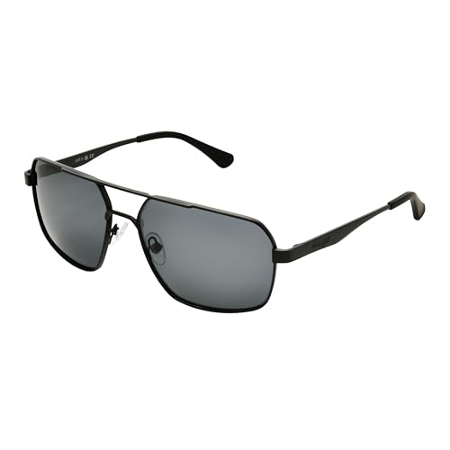 Wrangler Mens Kabel Range View Polarized Aviator Sunglasses Black 61 mm