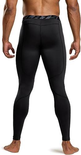 Tsla YUP53 Men'S Thermal Compression Pants, Athletic Sports Leggings & Running Tights, Wintergear Base Layer Bottoms thumb #1