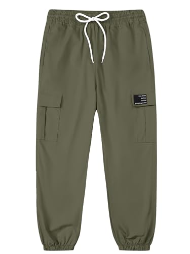 Image of SANGTREE Girls & Womens Drawstring Cargo Jogger Pants,3 Years - Women 3XL