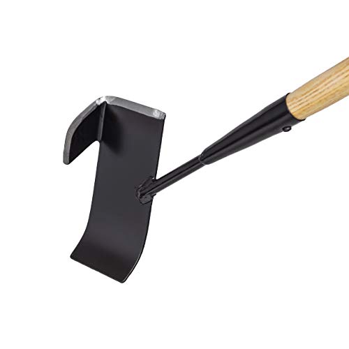 Kwik Edge Tool - Garden Edger Weeder - Soil Cultivator - Hoe Long Handle Grass Flower Backyard Gardening Tool