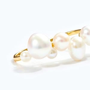 Amazon.co.jp: [ステラハリウッド] バブルパールボリュームリング