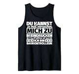 Baukontrolleur lustig Tank Top