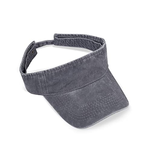 Image of HH HOFNEN Sports Sun Visor Hats Cotton Twill Ball Adjustable Sun Caps for Men Women