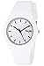 Gosasa Casual Simple Style Silicone Strap women Sports Watches 30M Waterproof (White)
