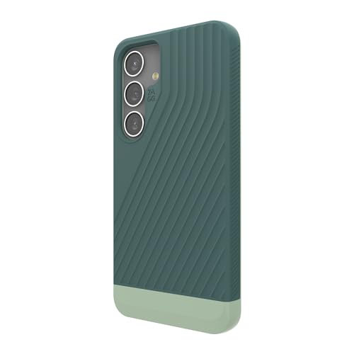 ZAGG Denali Samsung Galaxy S24 Case - Dual Layer Impact Protection with Graphene, 16ft Drop Resistant, 100% Recycled, Textured Non-Slip Grip, Evergreen