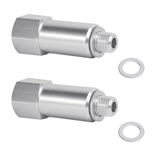 2 PCS Coolant Water Temperature Sensor Adapter Compatible with LS Engine M12 1.5 to 3/8 NPT Extended Fits LSX LS1 LS3 LS2 LM4 LM7 L76 LQ9 LR4 LS6 L92 L99 L33 LH6